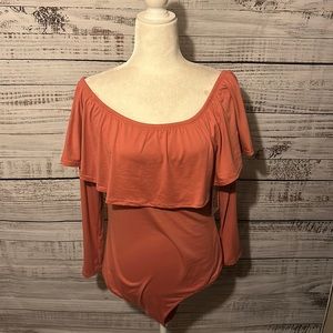 NWT long sleeve bodysuit size large